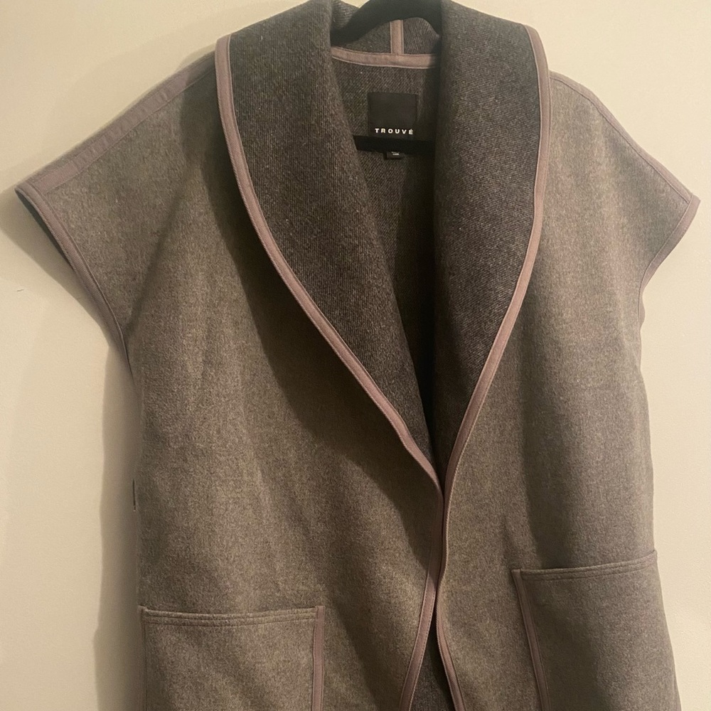 Ladies oversized wrap sweater